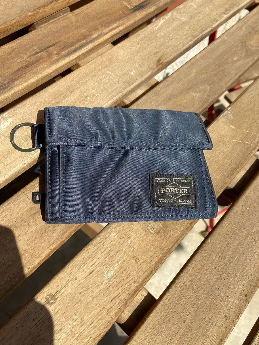 美品PORTER ネイビー 二つ折り財布 Porter(ポーター) 二つ折り財布 ネイビーカラー - メルカリ