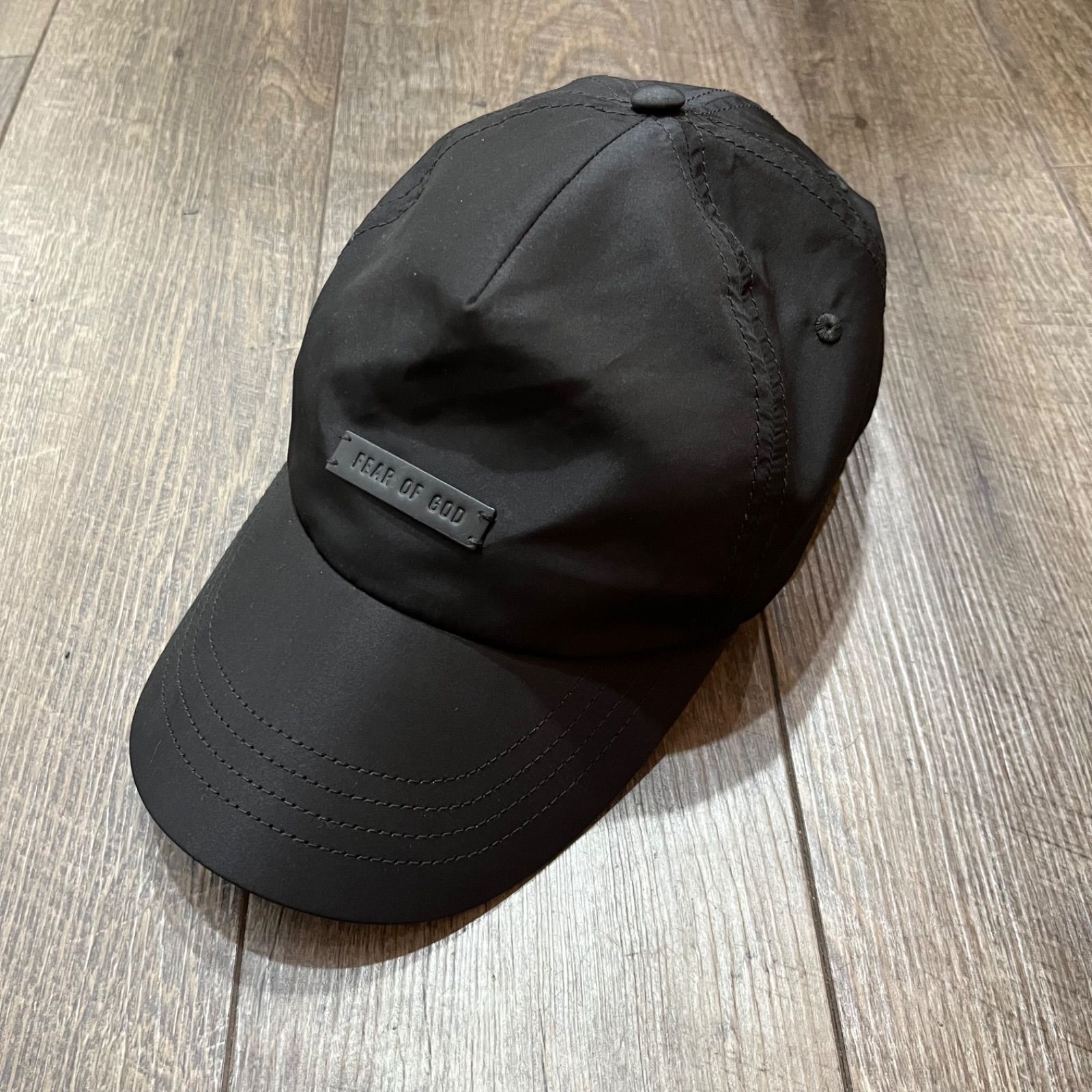 FEAR OF GOD Tech ナイロン ロゴ キャップ フィアオブゴッド イタリア製 L|XL 90111A
