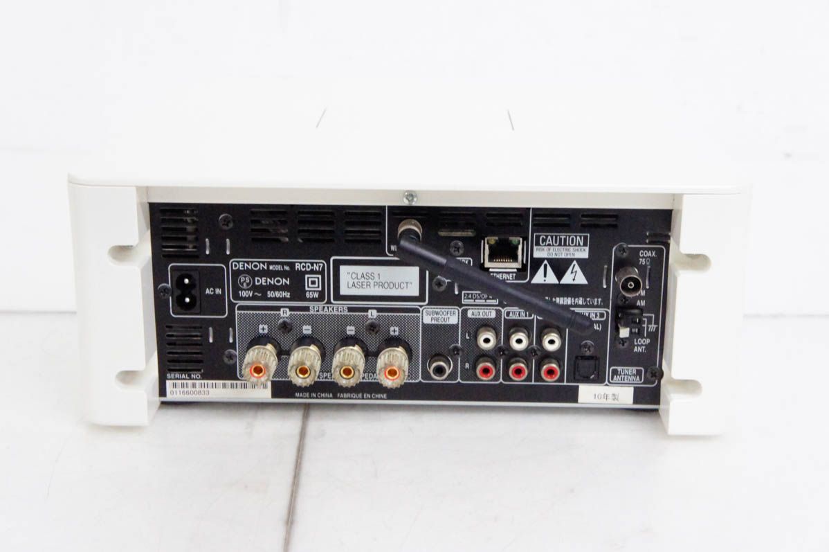 現状 DENON デノン RCD-N7  CDレシーバーアンプ　USB接続可 現状 DENON デノン RCD-N7 CDレシーバーアンプ USB接続可