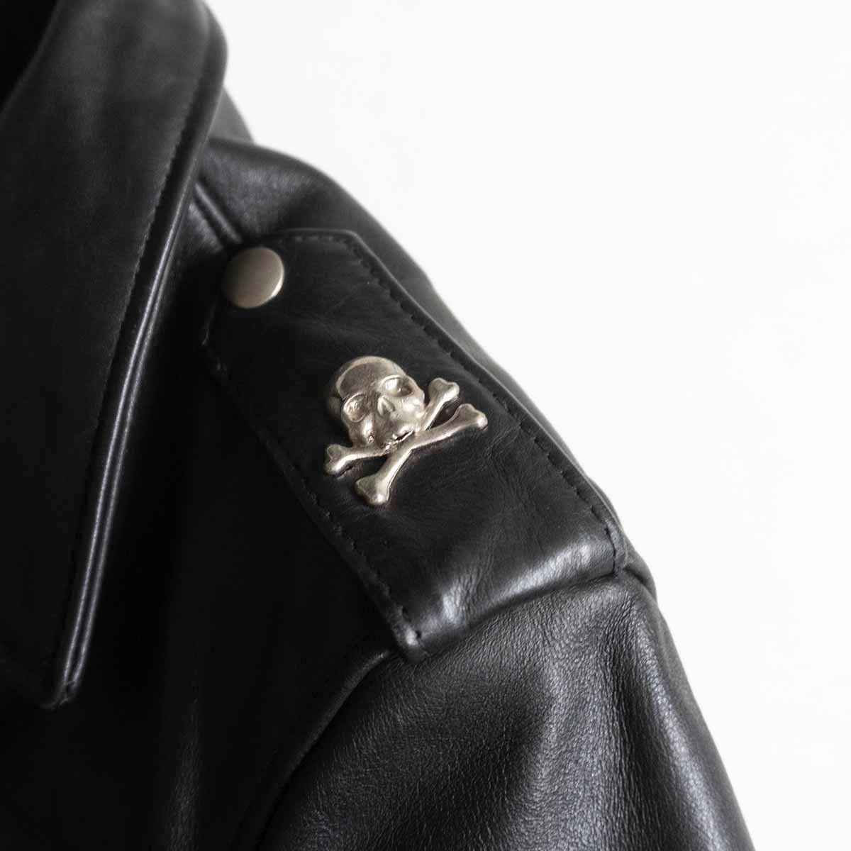 希少】SCHOTT×mastermind【113MM/ダブルライダース ジャケット】38 