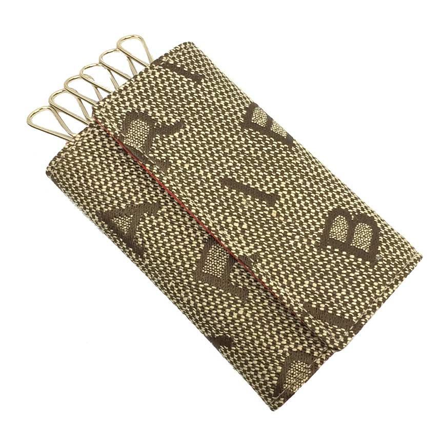 ルイヴィトン モノグラム 4連 キーケース フューシャ ➕箱・保存