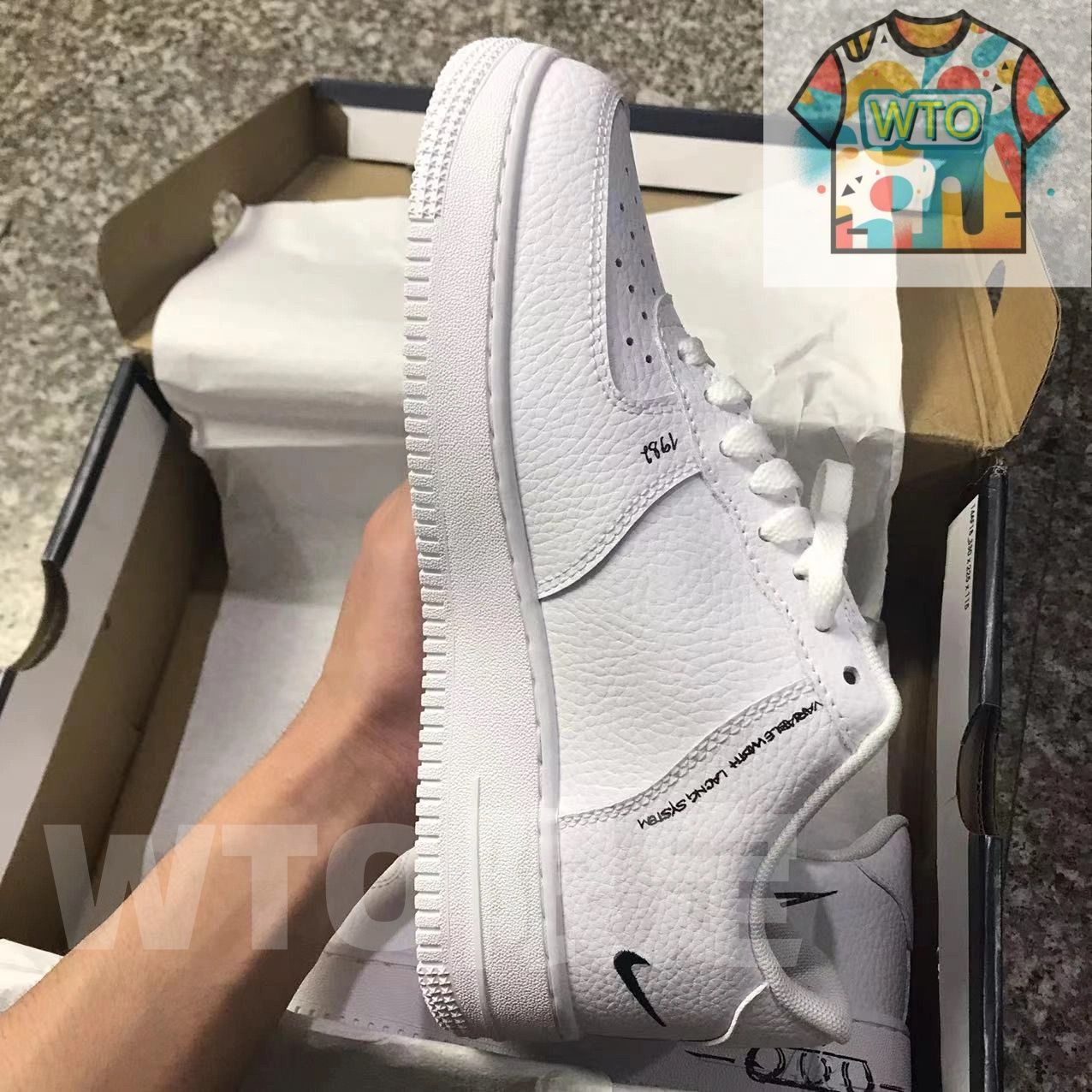 NIKE ナイキ スニーカー ナイキ AIR FORCE 1 LOW SKETCH - WHITE