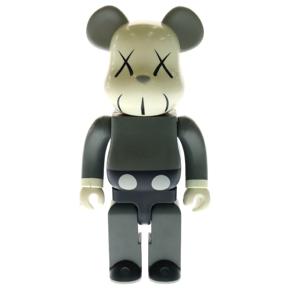 MEDICOM TOY メディコムトイ BE RBRICK KAWS 400% ベアブリック カウズ 人形 フィギュア ホワイト|グレー
