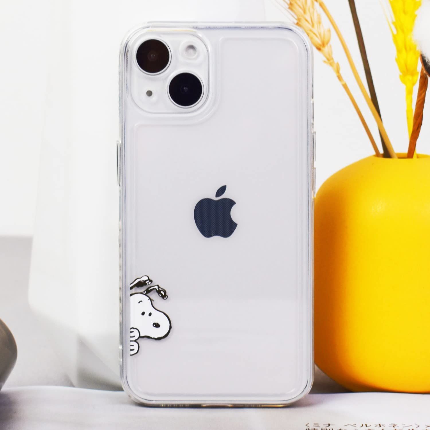 【人気商品】用 ケース キャラクター スマホケース 萌えキャラ可愛い スマートフォンケース iPhone14 カバー レンズ保護 防キズ 高耐久性 ワイヤレス充電対応 スヌーピー アンチ指紋 良質テク