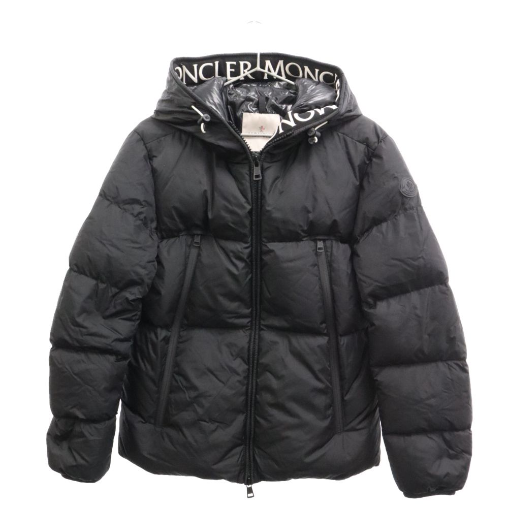 MONCLER (モンクレール) 20AW MONTCLA GIUBBOTTO モンクラー ロゴテープ ジップフーデッド ダウンジャケット ブラック F20911B56900