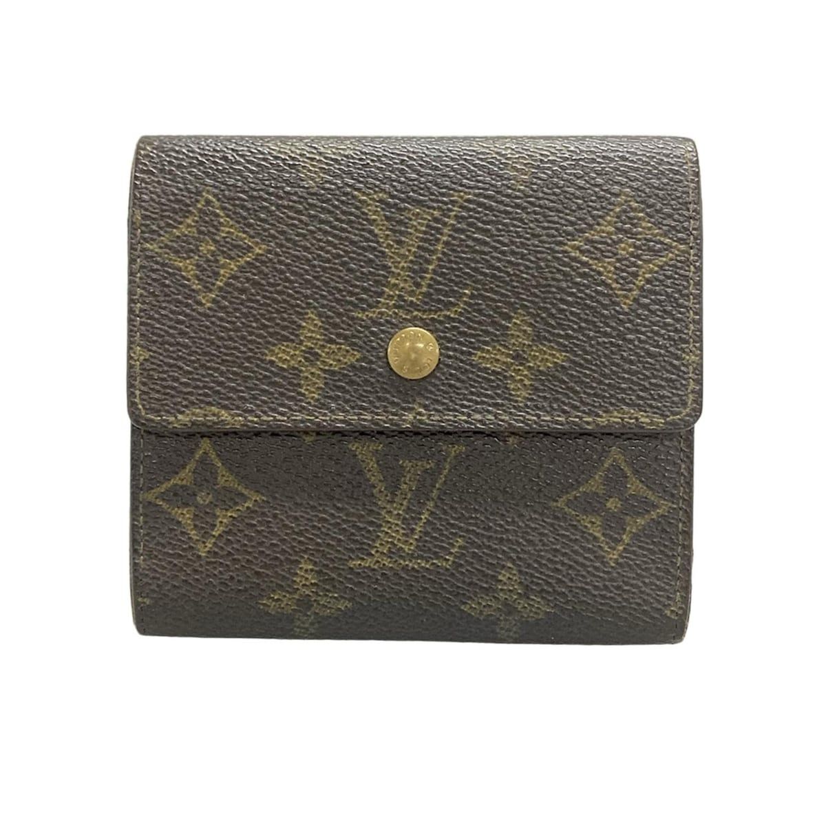 ルイヴィトン Wホック二つ折り財布 ポルトモネ・ビエ・カルトクレディ