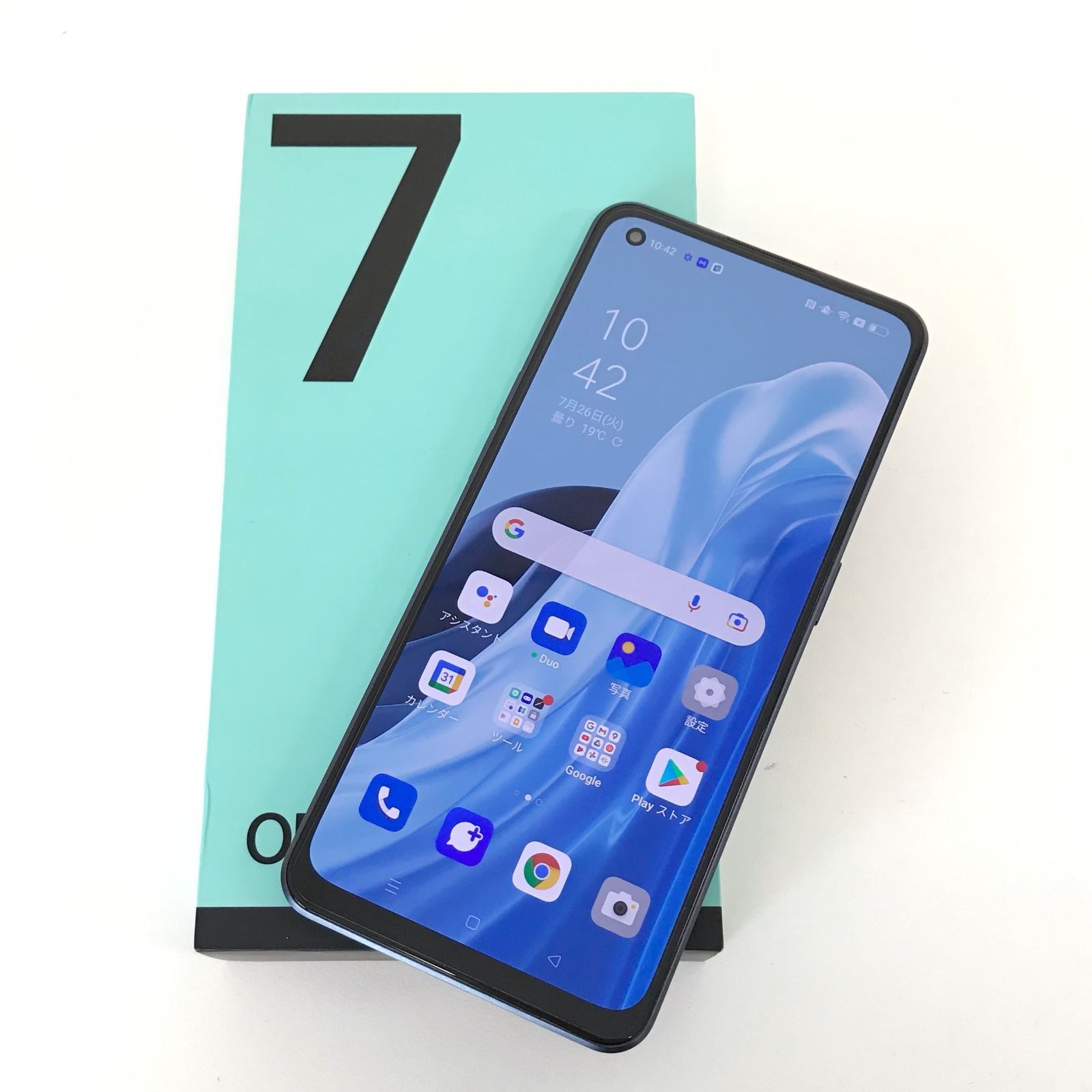 新品未使用] OPPO Reno7 A OPG04 スターリーブラック SIM