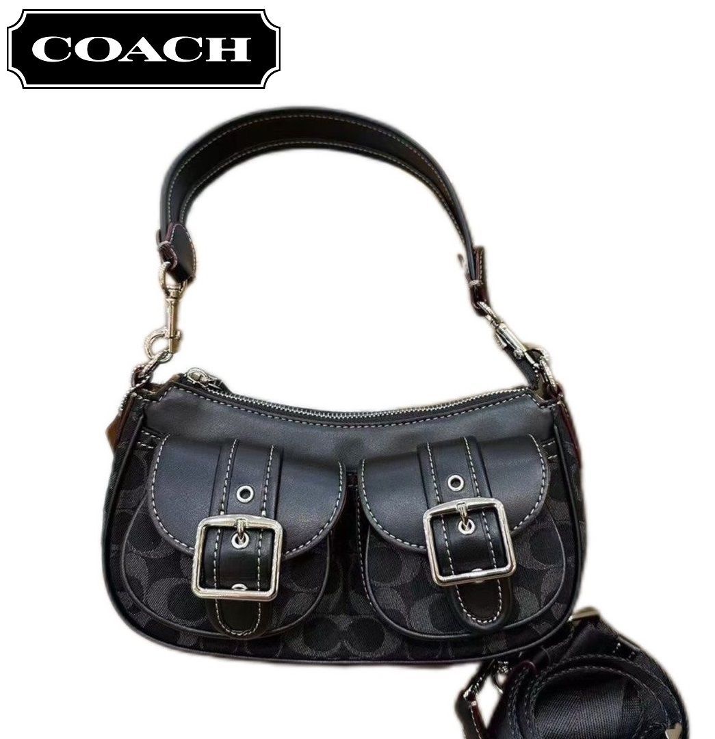 COACH コーチショルダーバッグ CQ184 デニム レディースハンドバッグ