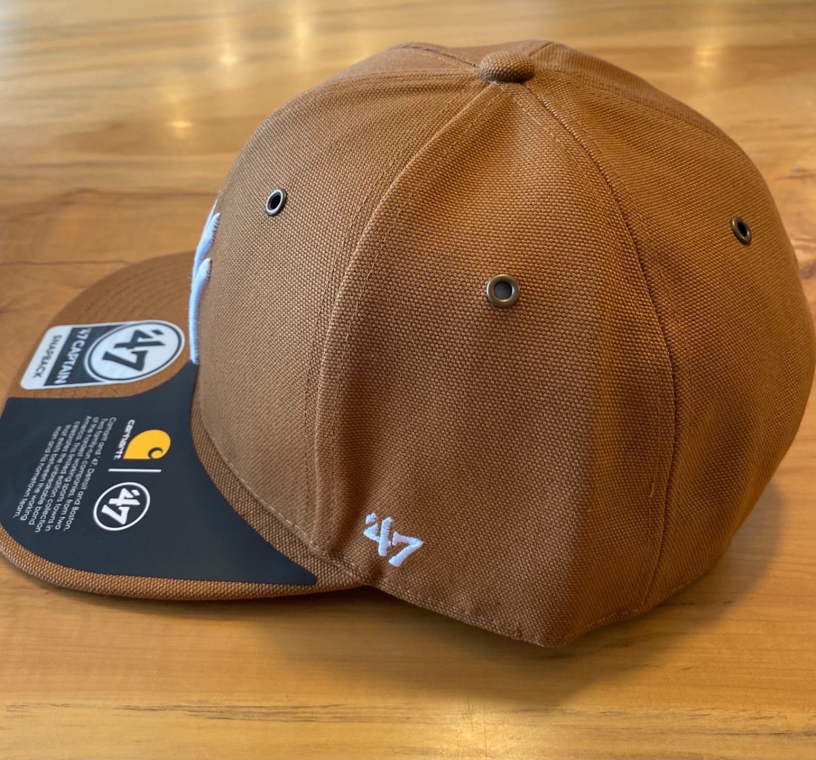 Carhartt × 47BRAND ヤンキース キャップ 茶色 カーハート - メルカリ