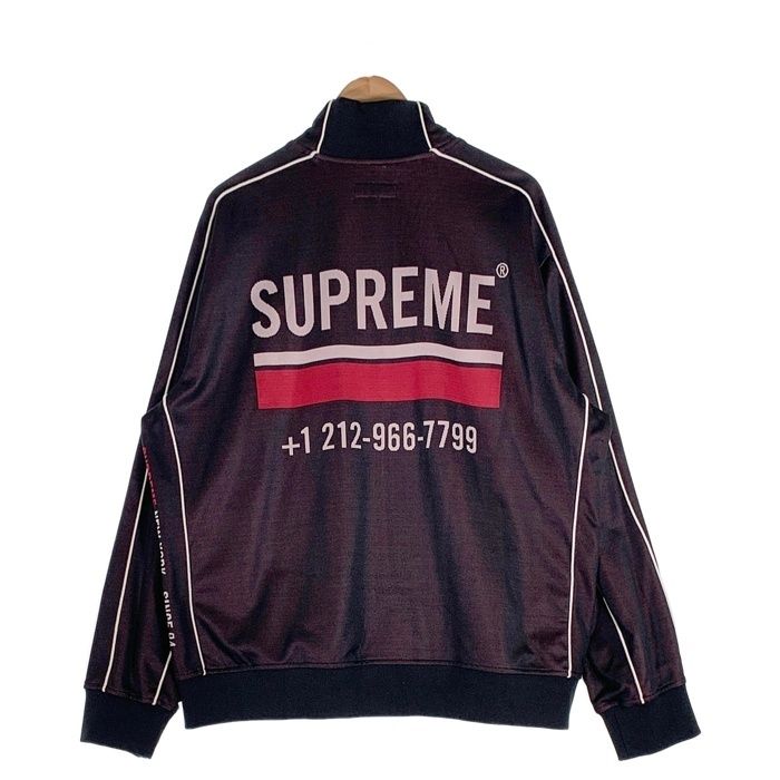 Supreme◇22AW/World Famous Jacquard Track Jacket/M/ポリエステル
