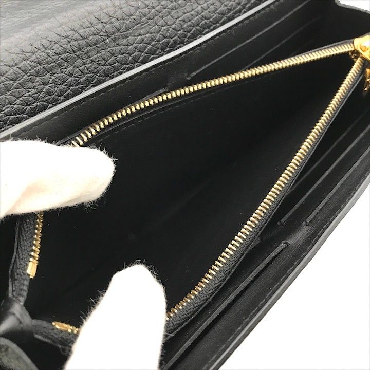 良品 LOUIS VUITTON ポルトフォイユ カプシーヌ パイソン 長財布