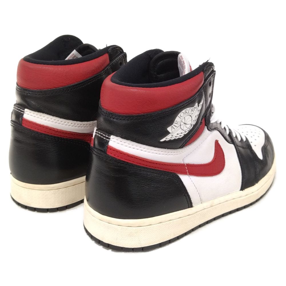 NIKE (ナイキ) AIR JORDAN1 RETRO OG 555088-061 エアジョーダン1 レトロ オージー ジムレッド  ハイカットスニーカー シューズ ホワイト/ブラック/レッド US9/27.0cm