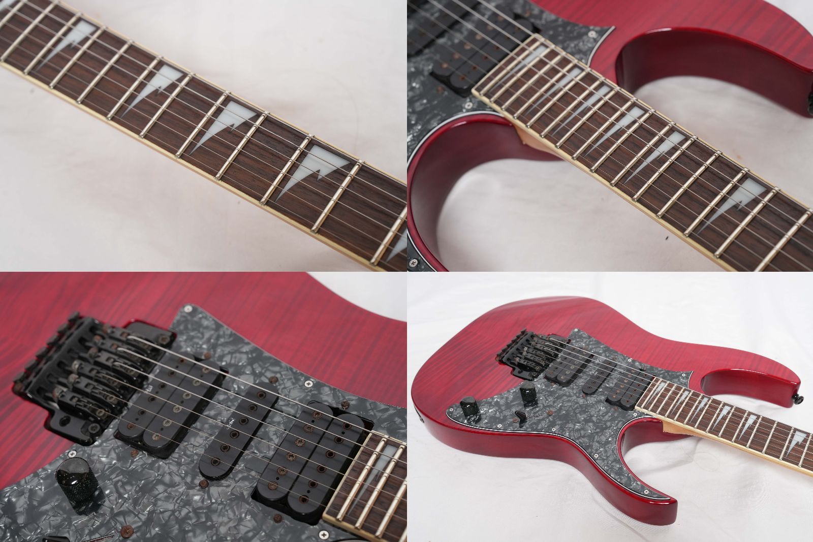 ☆Ibanez☆RG370DXFM TRD シースルーレッド HSHピックアップ搭載 2008