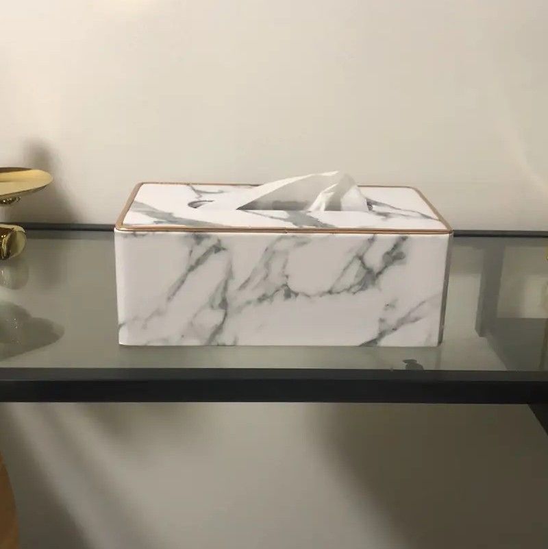 新品✨ティッシュボックス ラグジュアリー シンプル 大理石調 ティッシュケース ホテルライク おしゃれ ティッシュボックス