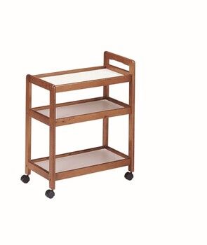 木製キッチンワゴン 3段 KW-03 604 木製 3段キッチンワゴン