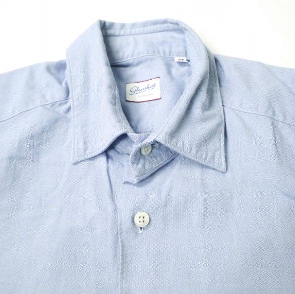 Glanshirt グランシャツ イタリア製 コットンオックスフォード  