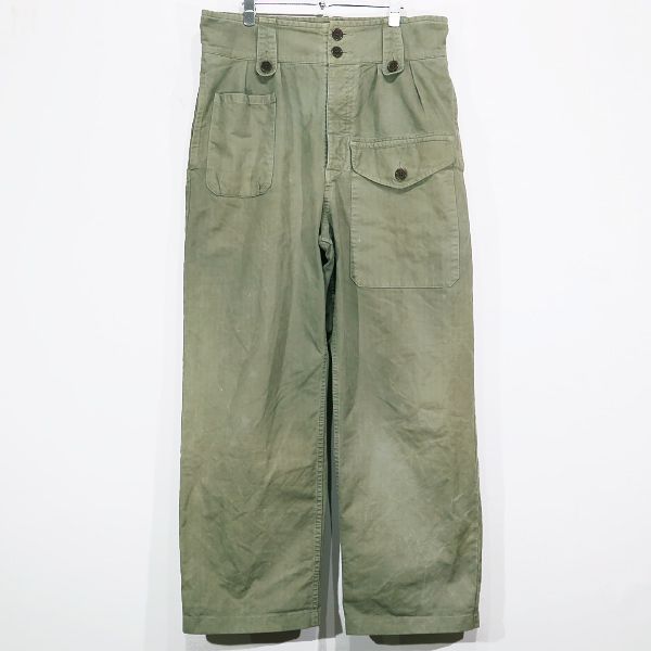 VISVIM ビズビム 21AW CORONEL PANTS DMGD 0121205008013 ヴィズヴィム コロネル パンツ オリーブ ボトムス  - メルカリ