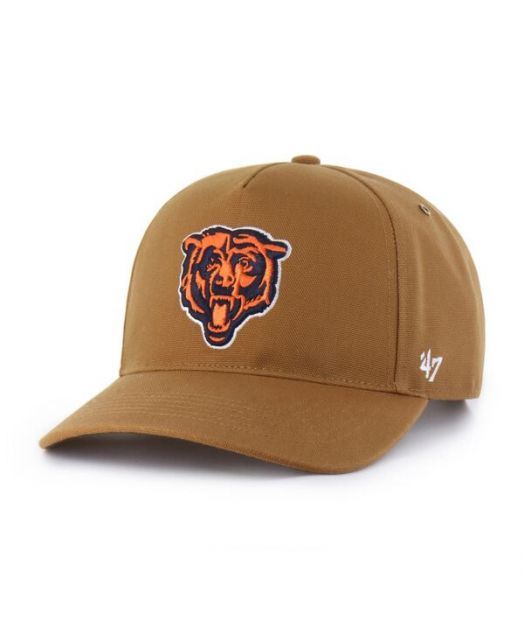 送料無料 47ブランド レディース 帽子 アクセサリー x Carhartt Men s Brown Chicago Bears Hitch Adjustable Hat Brown