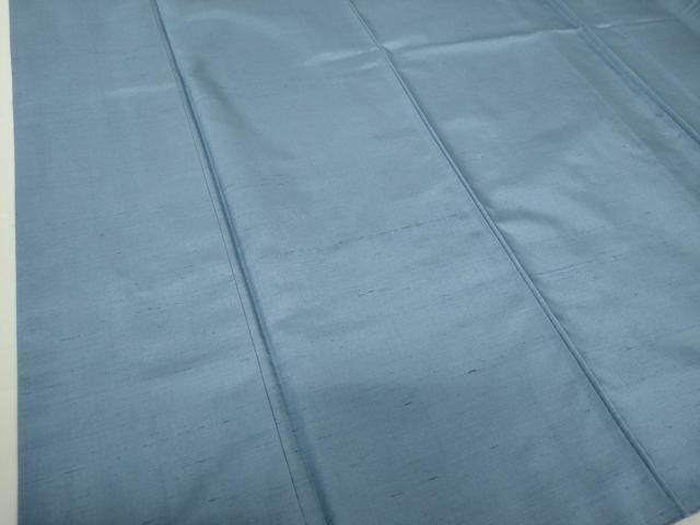 平和屋着物○本加賀友禅作家 成竹登茂男監修 白山紬 色無地 薄花色  