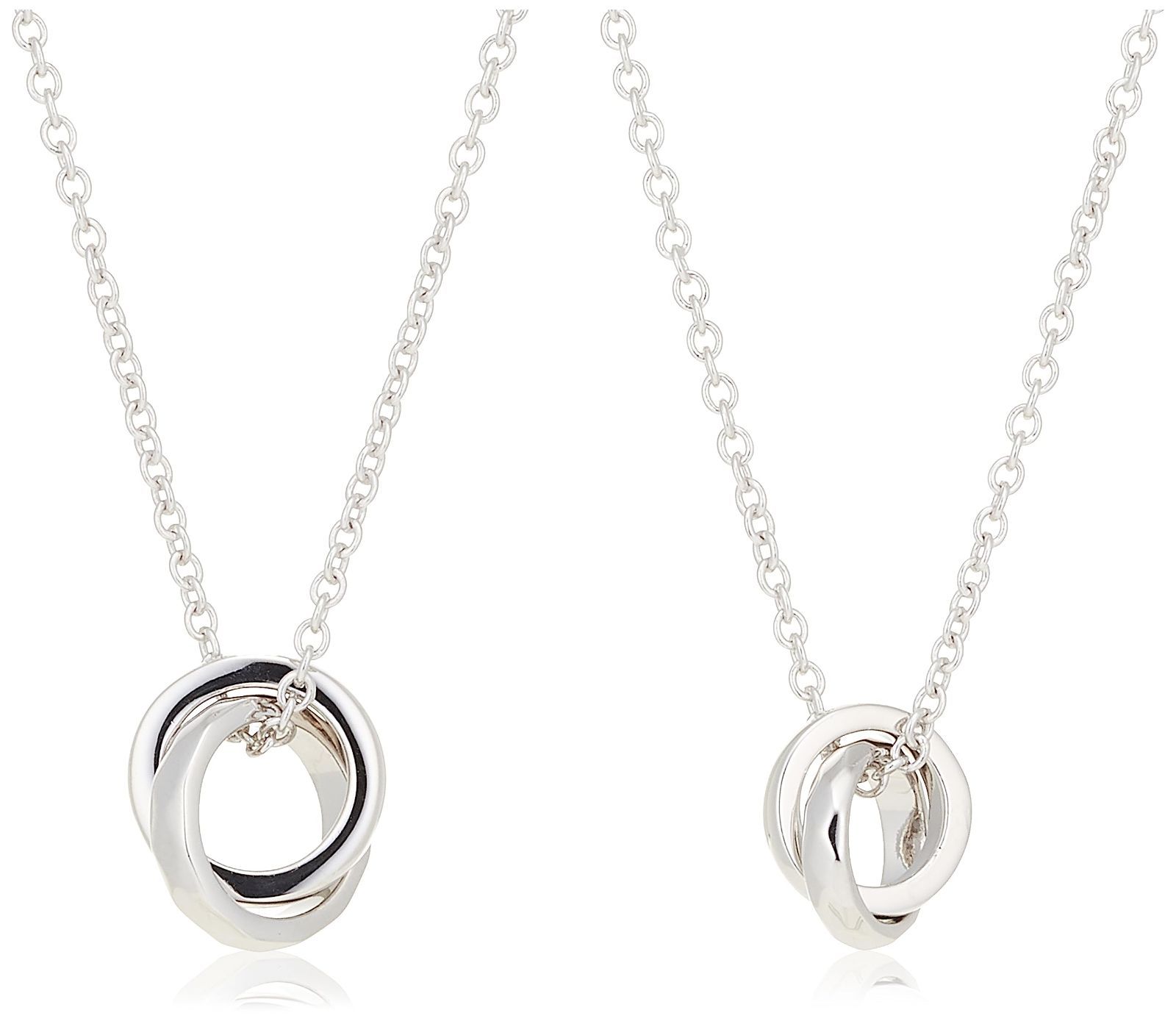 シルバー ペアネックレス ライオンハート 1NE236A1SV