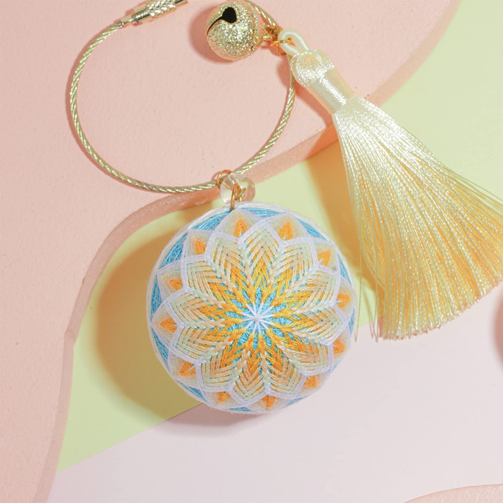 手毬 手鞠 てまり 刺繍秋花 No136 ハンドメイド 手毬 手鞠 てまり 刺繍秋花 No136 ハンドメイド