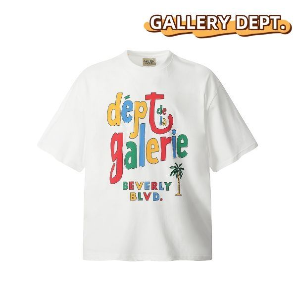 新品未使用】GALLERY DEPT.ギャラリーデプト 半袖Tシャツ ホワイト 男女兼用 - メルカリ