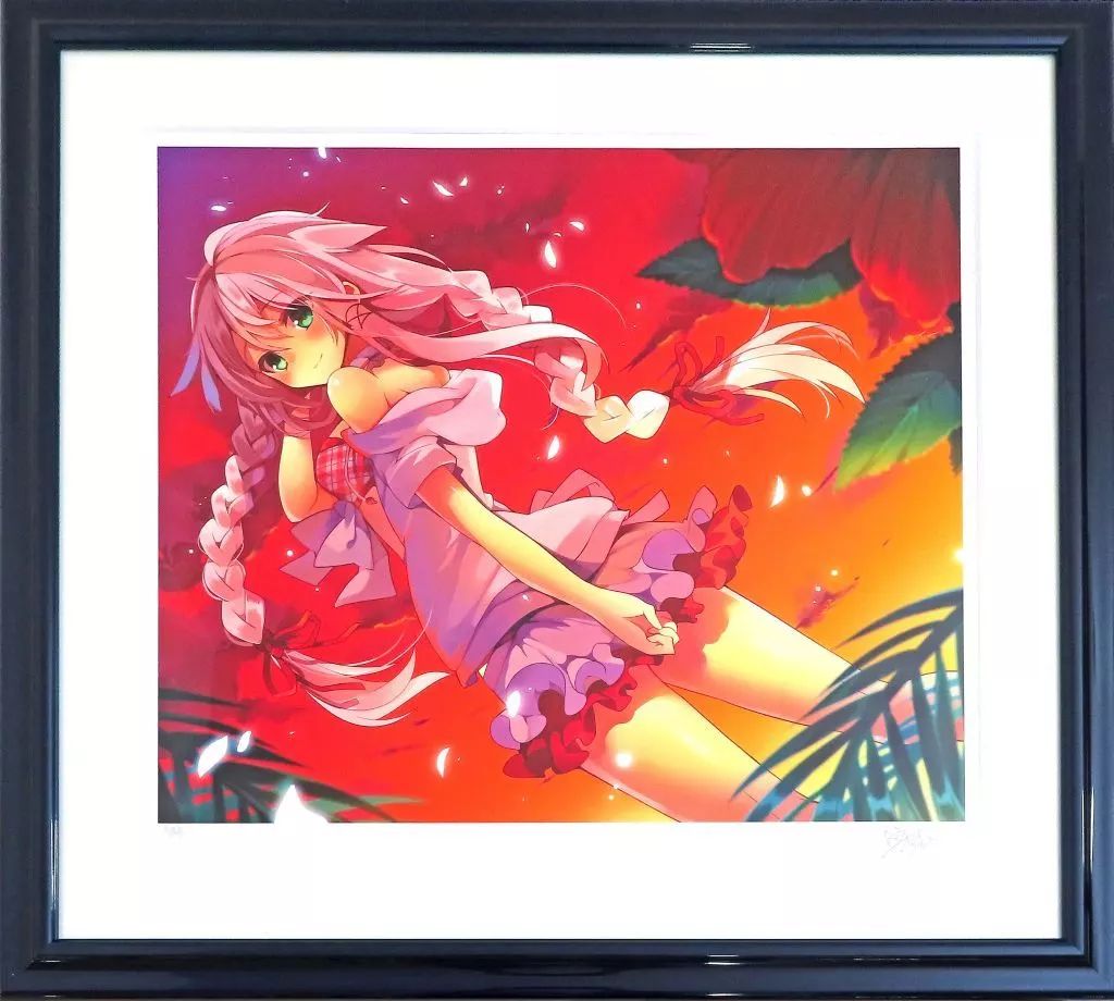 ★¶ 三嶋くろね 複製原画 C102 Memorial画集 中古】アニメムック ≪イラスト画集≫ 三嶋くろね 額装複製原画