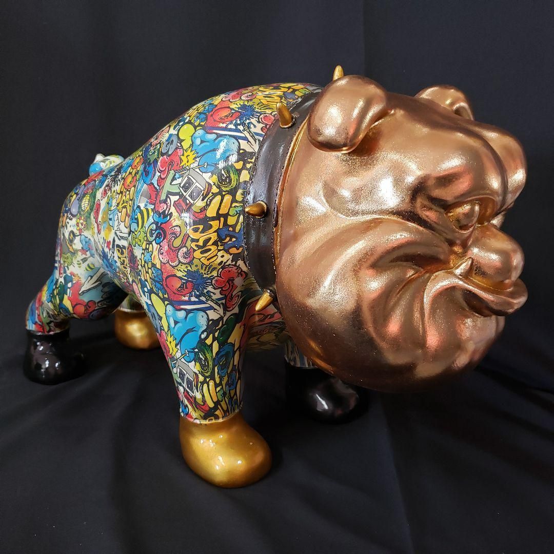 ブルドッグ 犬 オブジェ 置物 インテリア 雑貨 アート