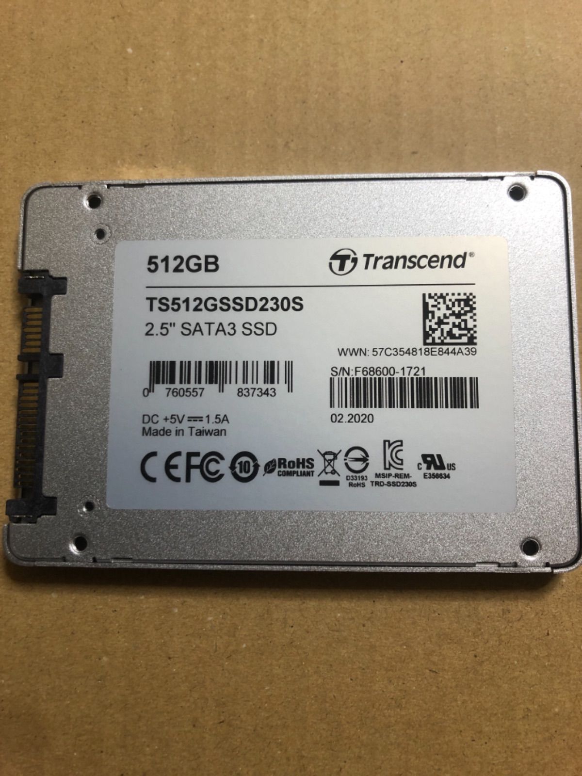 SSD230 TS512GSSD230S 512GB - メルカリ