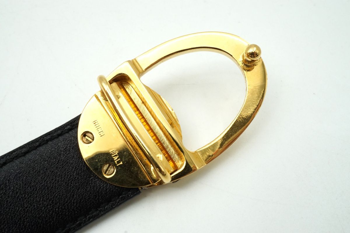 オールド グッチ ヴィンテージ バックル ベルト 036 116 0584 インター