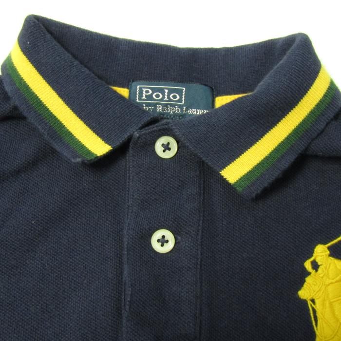 ポロバイラルフローレン 半袖ポロシャツ トップス ビッグポニーロゴ キッズ 男の子用 4/4T サイズ レッド Ralph Lauren ポロバイラルフローレン 半袖 ポロシャツ イタリア 刺繍ロゴ ビッグ