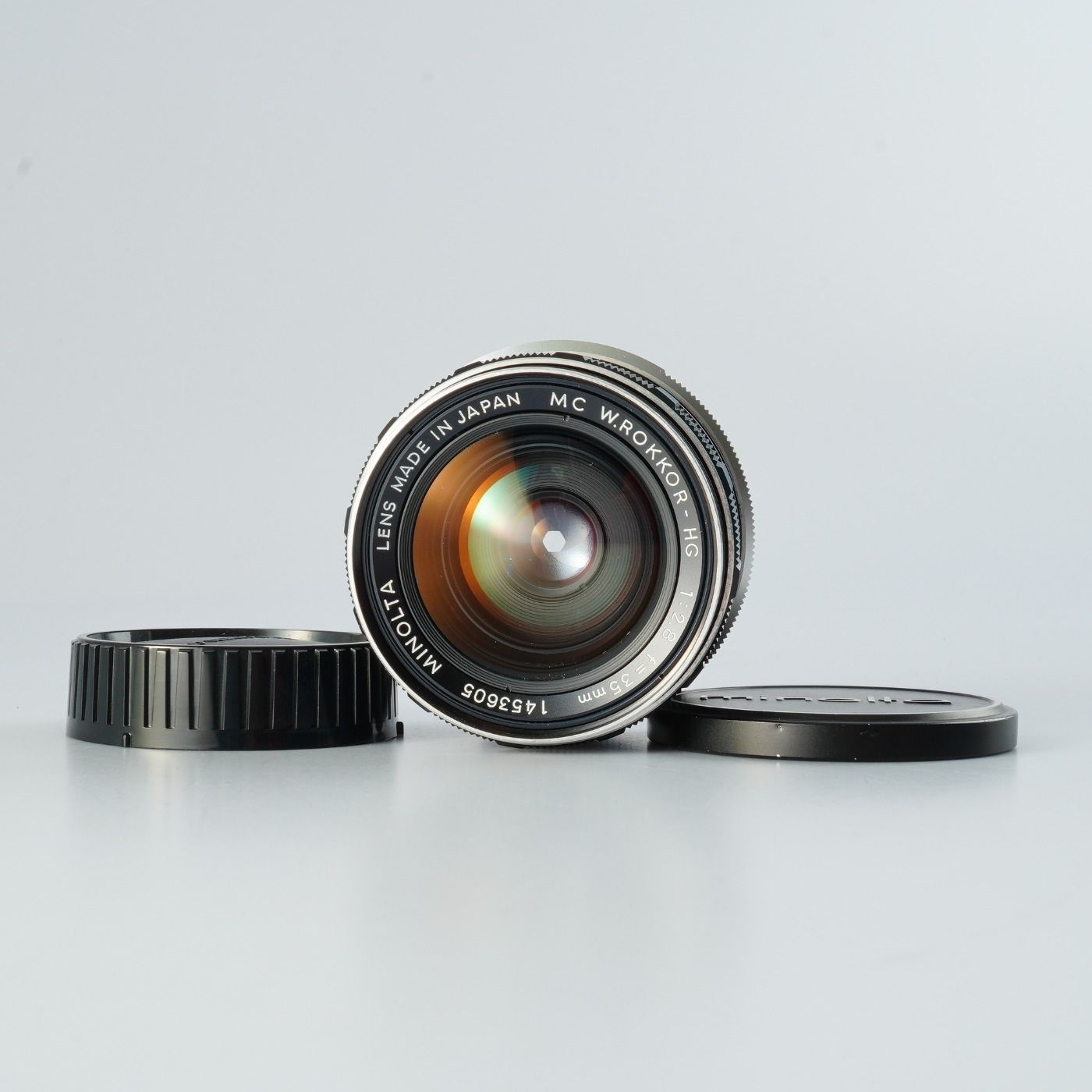 MINOLTA ミノルタ 小売 MC W.ROKKOR-HG 35mm F/2.8 単焦点レンズ