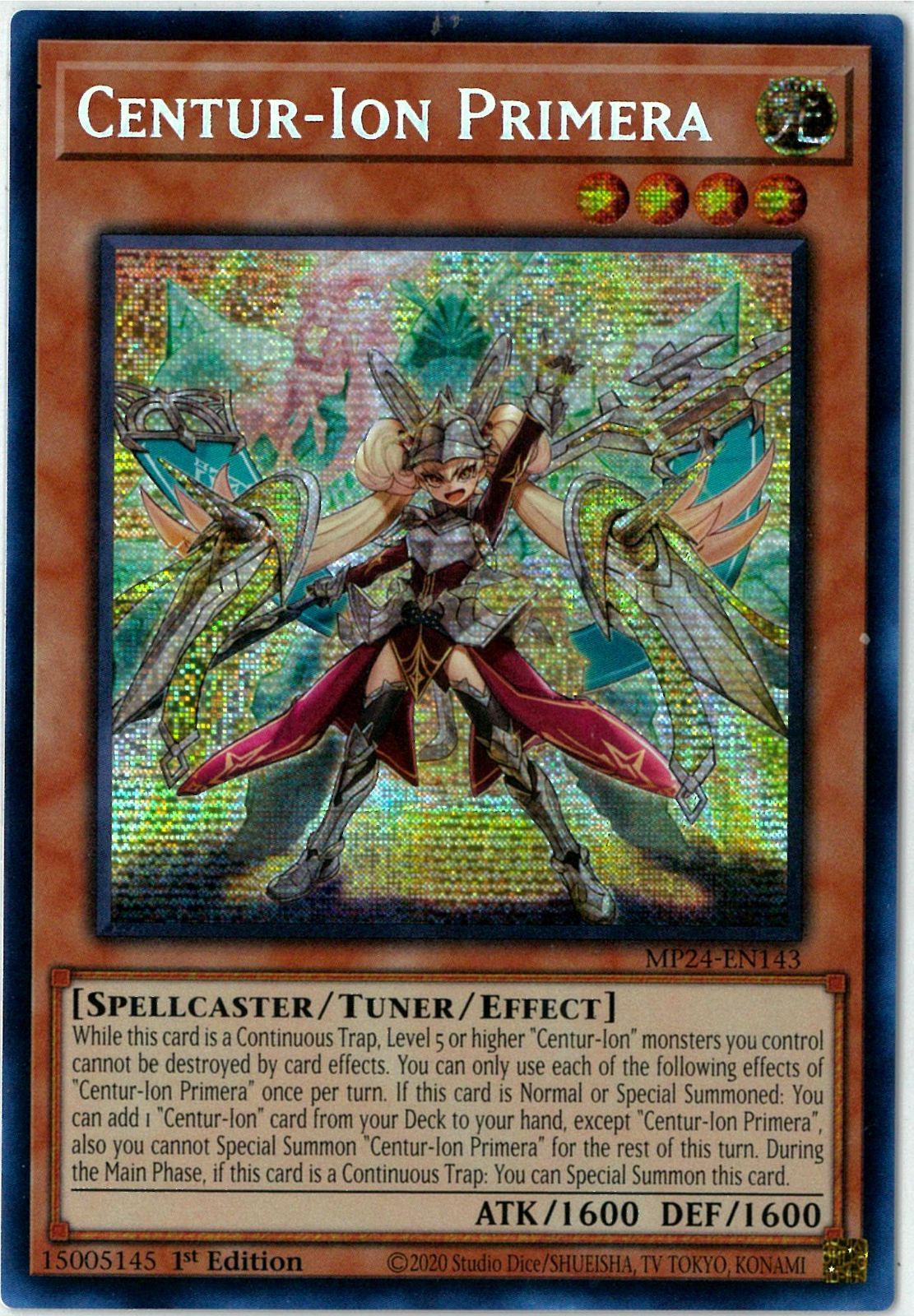遊戯王/英語版/北米版/重騎士プリメラ/Centur-Ion Primera