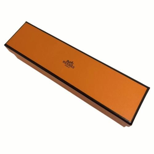 HERMES エルメス ピッコロ ペンケース シェーブル ライム シルバー □O