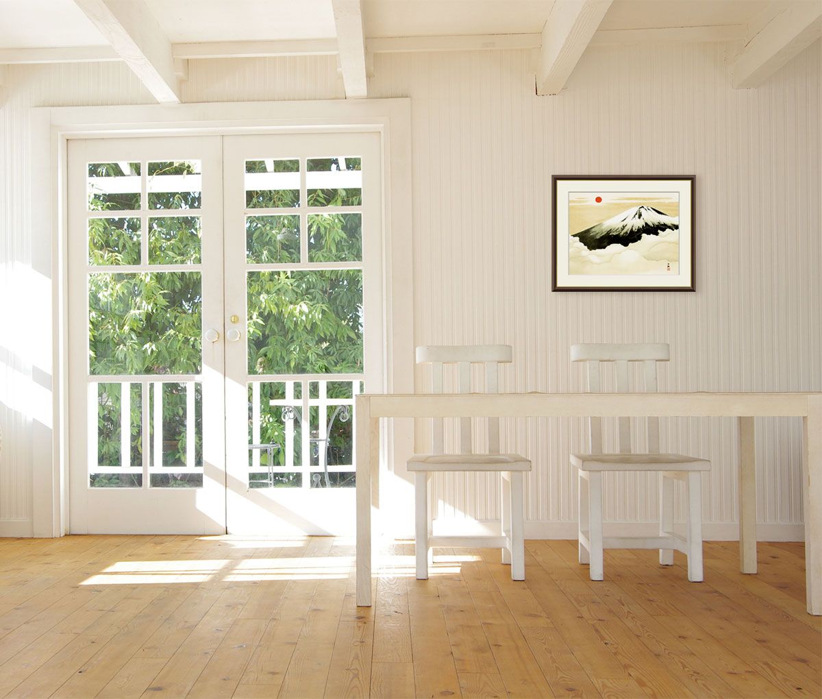 10年保証 名画 油絵 春澗 川合玉堂 手彩仕上 高精細巧芸画/インテリア 額入り 額装込 アート リビング プレゼント アートフレーム 飾る グッズ ギフト おしゃれ 壁掛け 絵 F8(61x49.5cm)