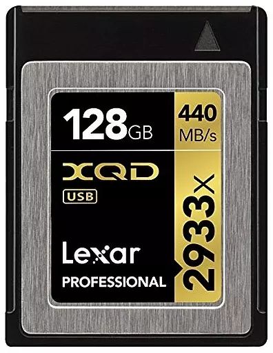 家電サプライ Lexar Professional 2933x XQDメモリーカード 128GB LXQD128CRBEU2933