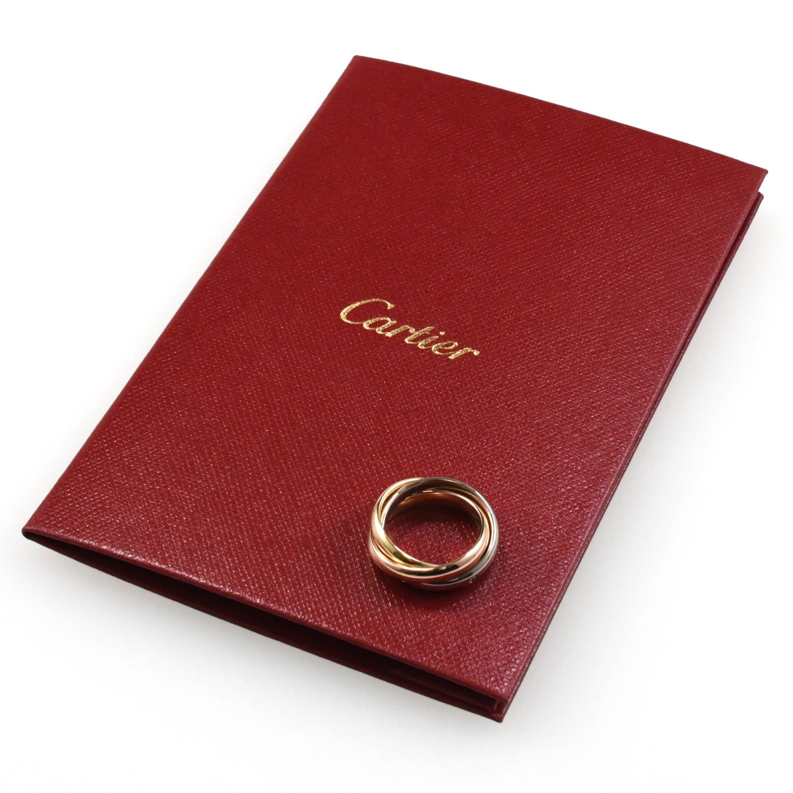 Cartier カルティエ トリニティリング ダイヤ MM スリーカラー 3