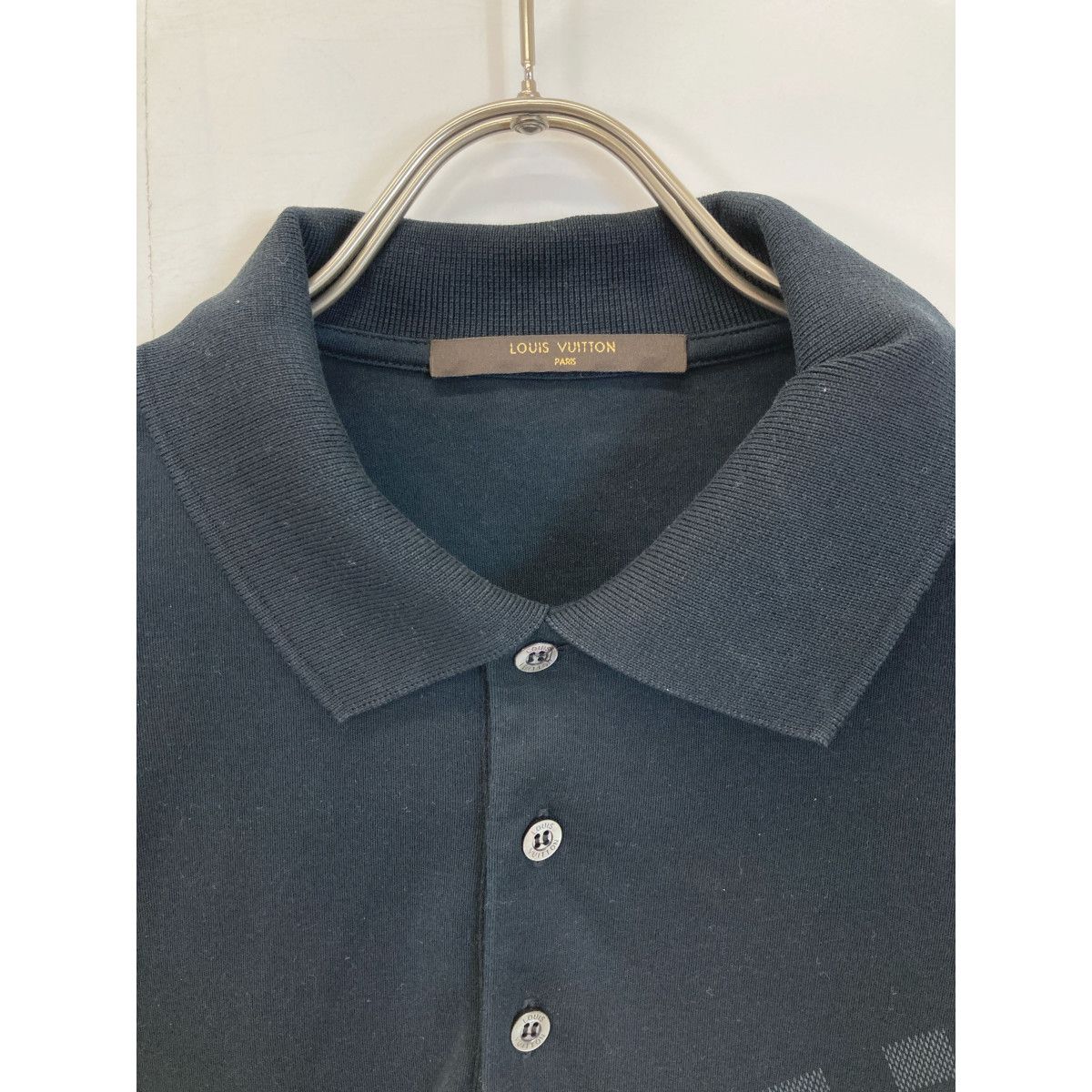 LOUIS VUITTON ルイヴィトン ポロシャツ ダミエ グラフィット