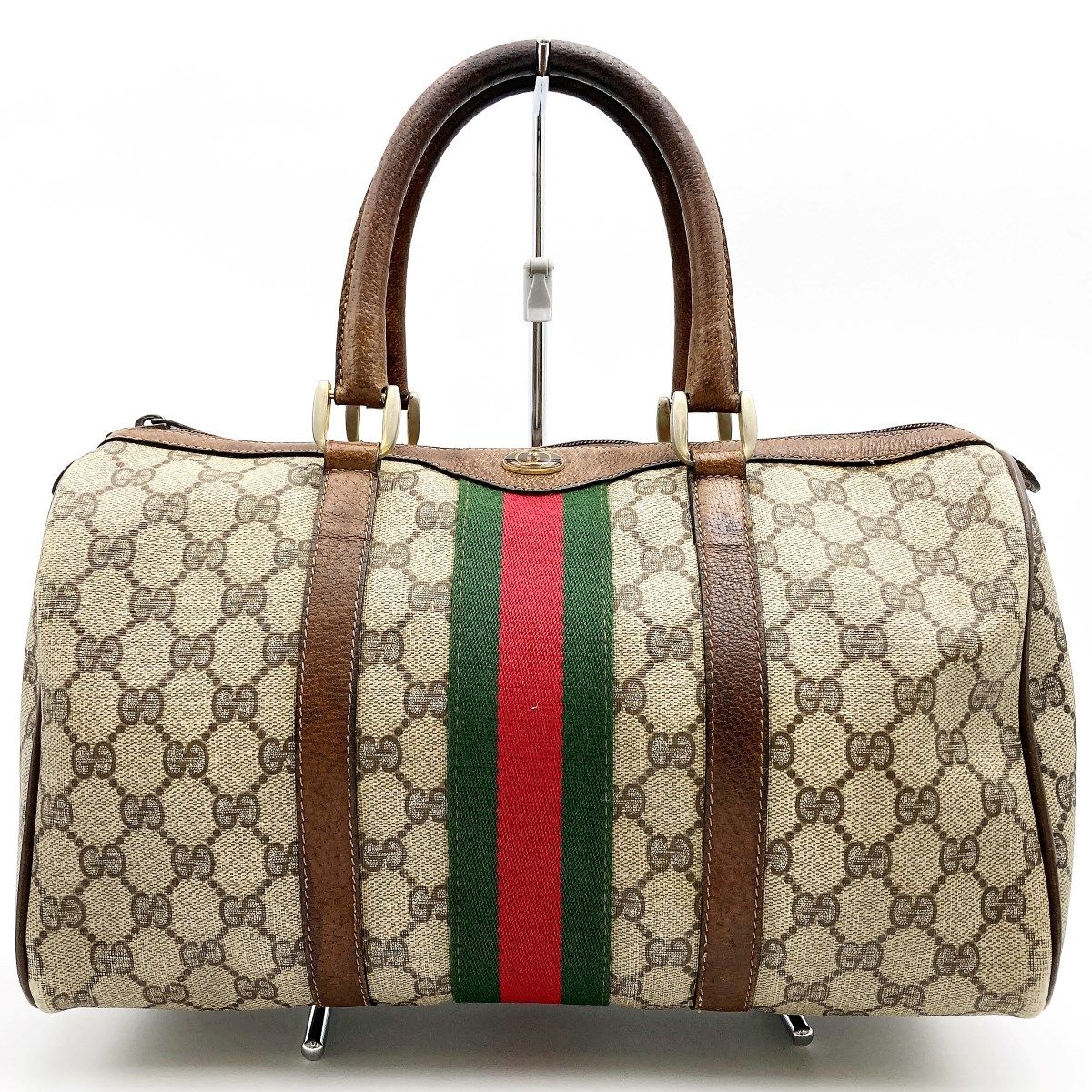 セール GUCCI グッチ オールドグッチ ボストンバッグ シェリーライン