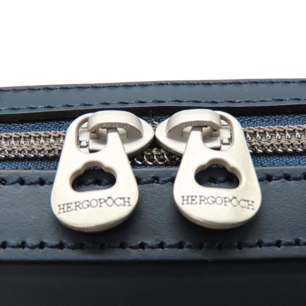 中古】 HERGOPOCH エルゴポック ミニブリーフケース ワキシングレザー