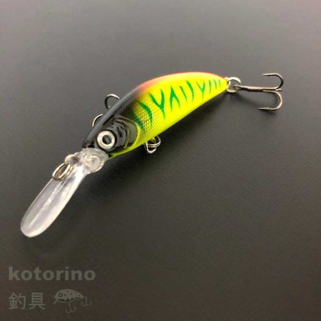 トラウトルアー ディープ シンキングミノー 渓流ルアー セット 5.5g