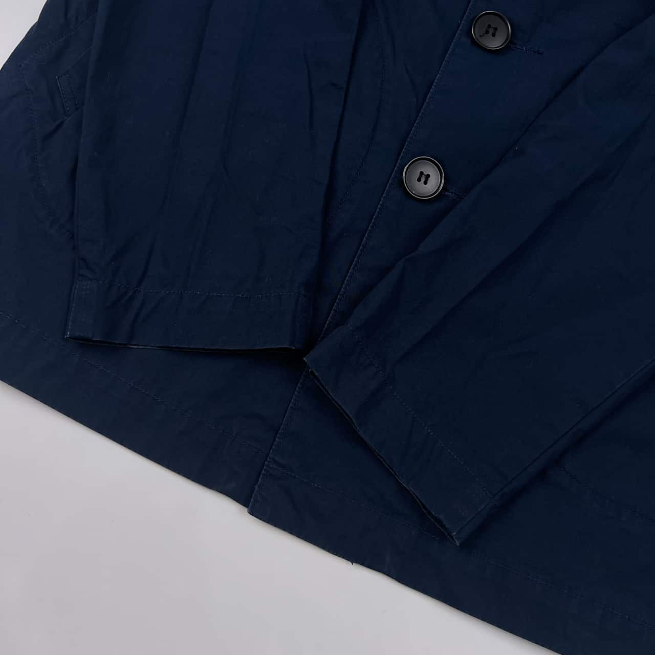 DANTON ネイビー カバーオール Mサイズ　サイズ38 BEAMS別注】DANTON ナイロンジャケット 38ネイビー カバーオール