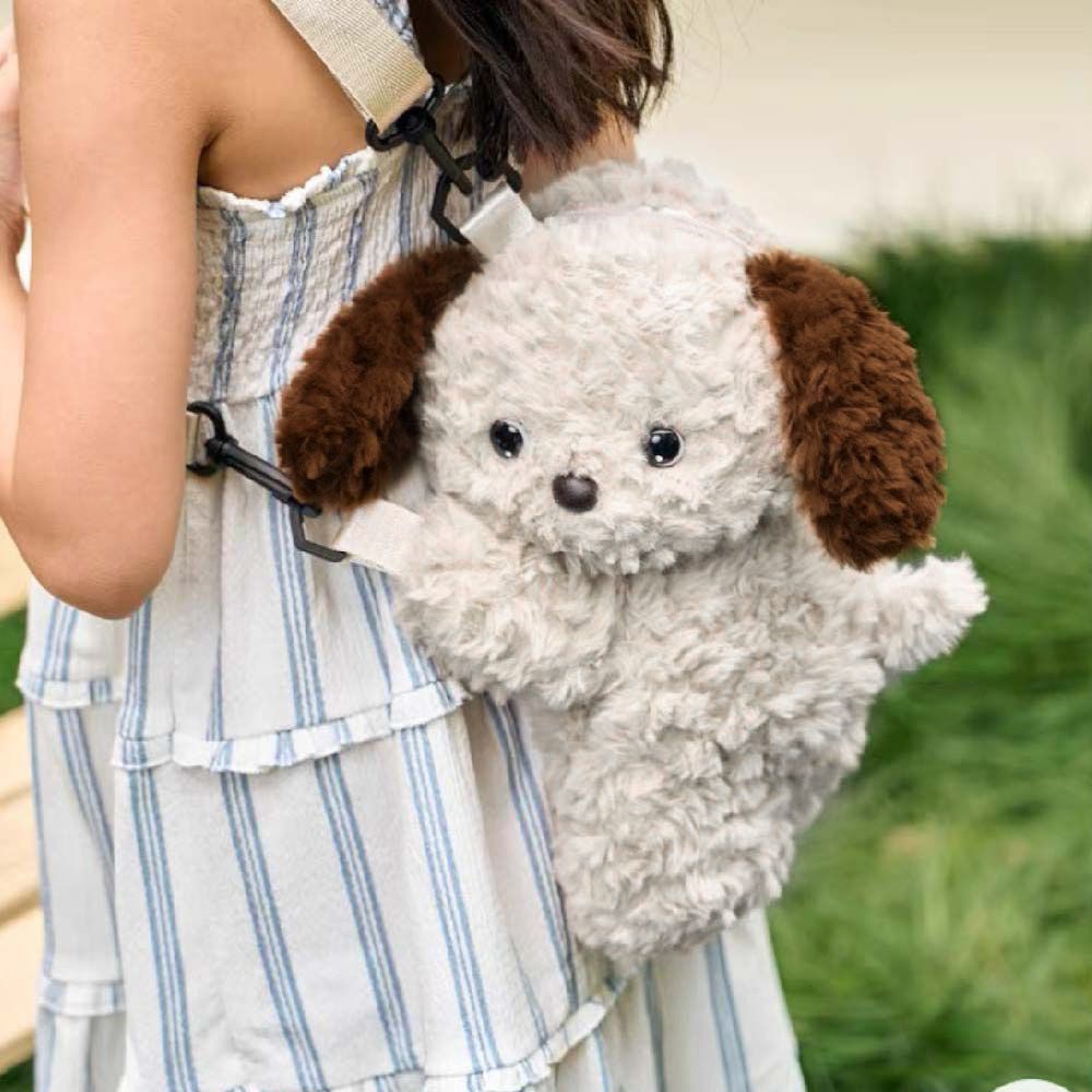 犬のショルダーバッグ ぬいぐるみバッグ かわいい おしゃれ ミニ