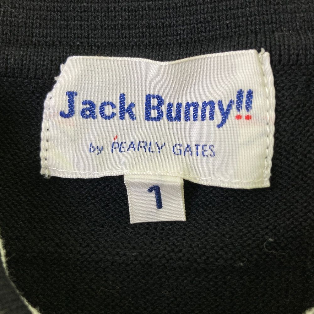 サイズ：1 JACK BUNNY ジャックバニー 半袖 ニットポロシャツ