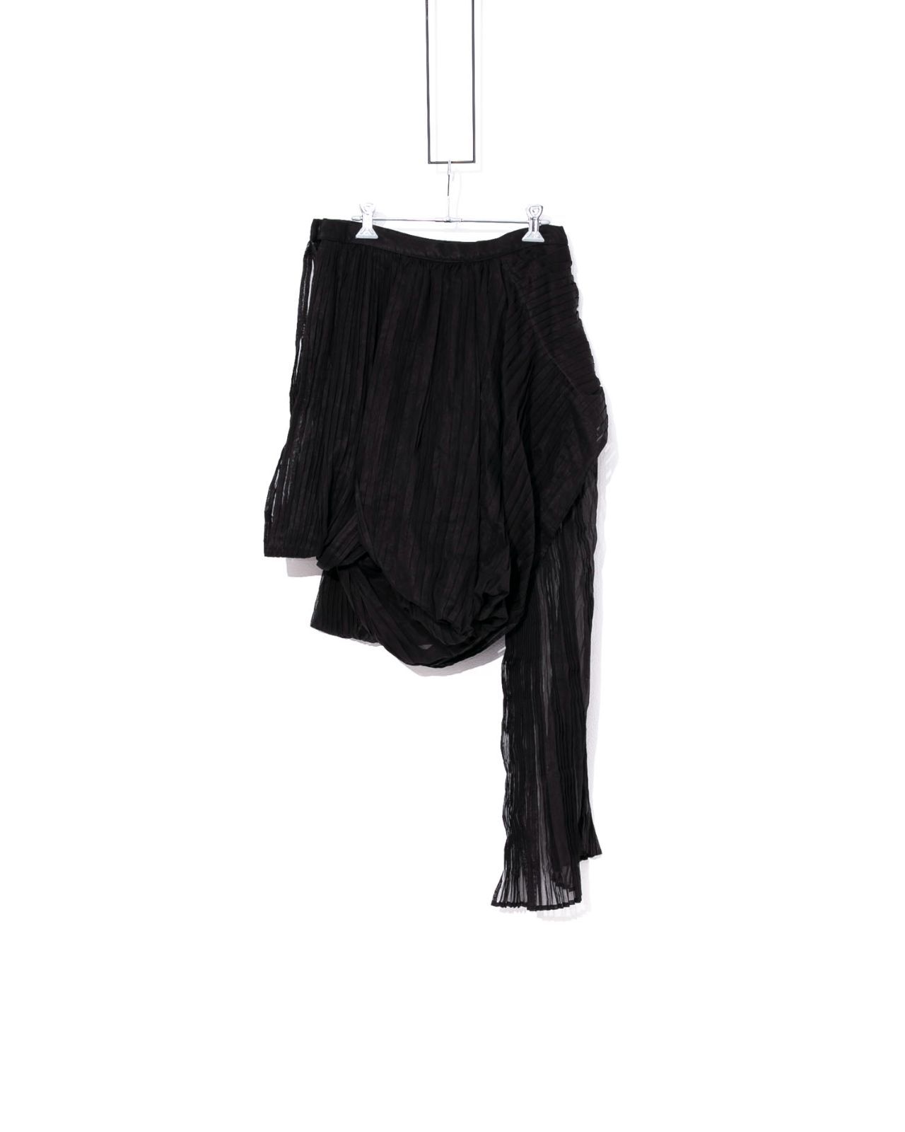 スカート Yohji Yamamoto Gather Frill Skirt CREPE de CHINE FRONT PANEL POCKET SKIRT(XS Blue): Y's｜THE