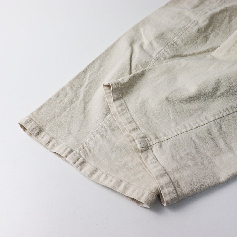 定価33000円 2025AW レキップ YOSHIKO KRIS-WEBB×L EQUIPE 10ozホワイトデニムパンツ 38 オフホワイト ハイウエスト 2400014564242 DECORATOM_COM_BR