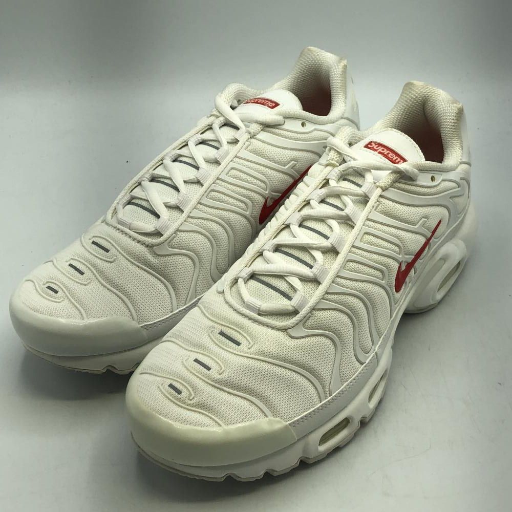 Supreme NIKE Air Max Plus TN White Speed Red 27cm DA1472 100 17