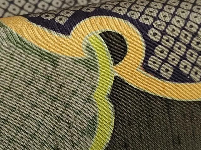 平和屋本店□極上 中国三大刺繍 相良刺繍 ワンタッチつけ帯 紬地 雪