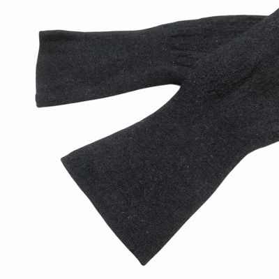 ワイズフォーリビング  ニット カーディガン 7分袖 ウール 黒 ■GY09 ワイズフォーリビング Y's for living ニット カーディガン 7分