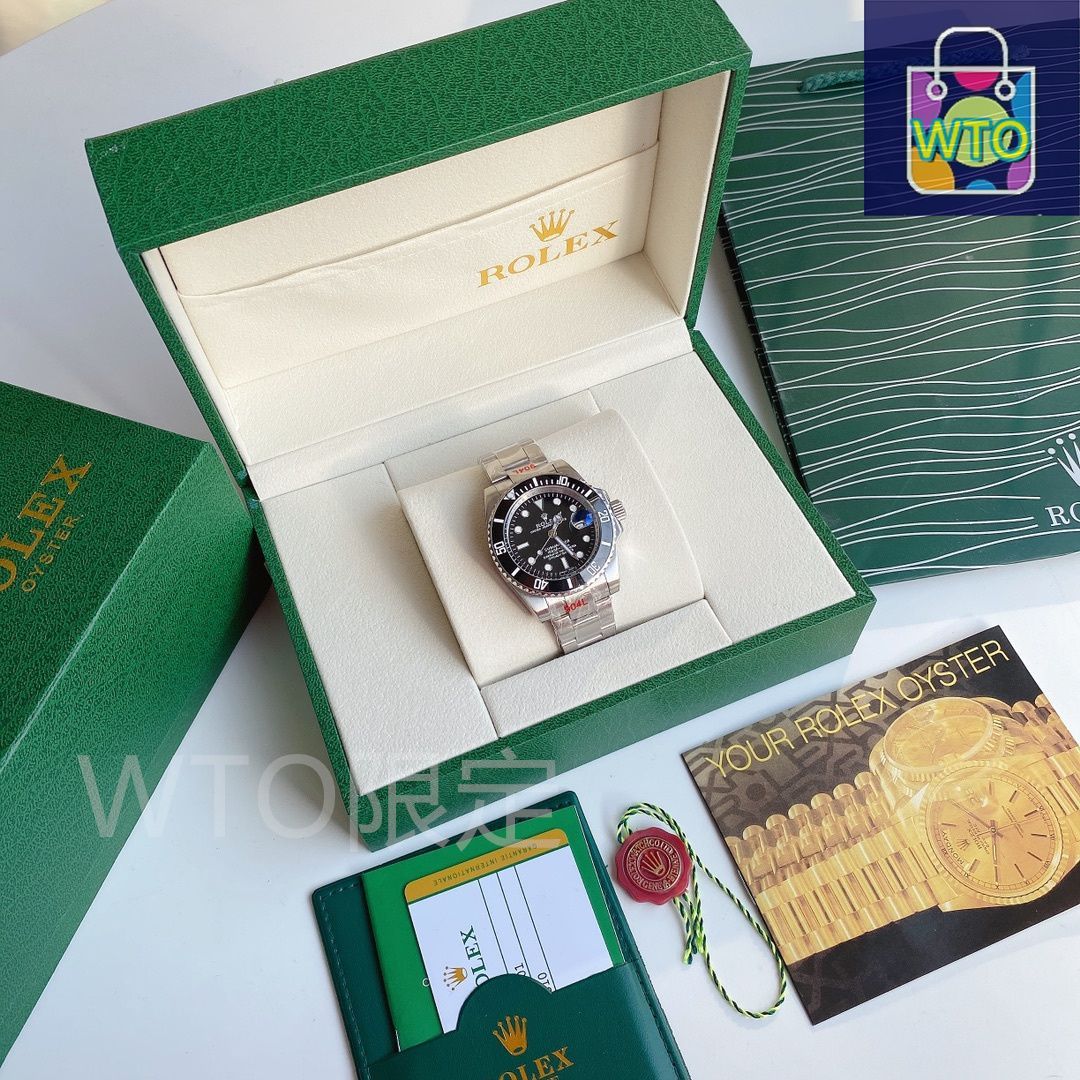 ROLEX ロレックス 新型 箱 保存箱 空箱 外箱 内箱 グリーン 腕時計用